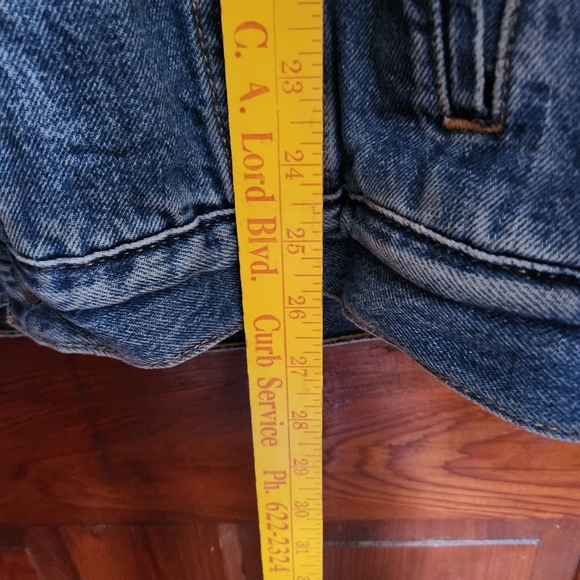 Levis Signature Gold Denim Blue Jean Jacket Mens Large - Picture 9 of 16